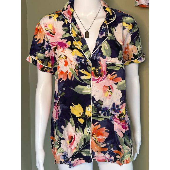 Plum Pretty Sugar Floral Pajama Set - Multicolor - Picture 3 of 11